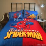 Chăn ga hình người nhện Spider Man