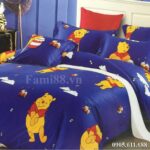 Bộ mền drap hình gấu Pooh