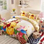 Chăn ga gối đệm hình gấu Pooh