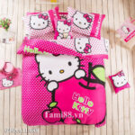Chăn ga gối Hello Kitty