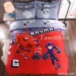 Chăn ga gối hình Baymax Big Hero