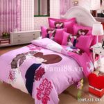 Chăn ga gối hình cô dâu chú rể