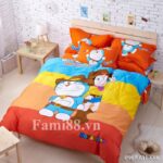 Chăn ga gối hình Doremon Nobita - Ảnh 2