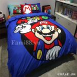 Chăn ga gối hình Mario