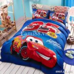 Chăn ga gối xe hơi Mcqueen