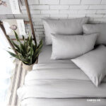 Chăn ga gối gia đình màu ghi MT002