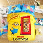 Chăn ga gối hình Minion London - Ảnh 2