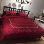 Chăn ga gối lụa thương hiệu Cartier