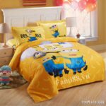 Chăn ga gối Minion chuối vàng - Ảnh 2
