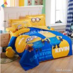 Chăn ga gối Minion vàng xanh - Ảnh 2
