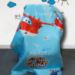 Nệm cho bé đi mẫu giáo hình Máy Bay Super Wings