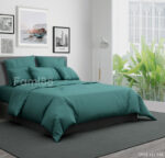 chăn ga gối màu xanh cổ vịt