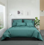 Chăn ga gối màu xanh ngọc