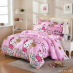 Bộ chăn ga đẹp hình Kitty