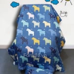 Chăn bé đi học hình thú