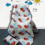 Mền cho bé mầm non ô tô Mcqueen