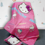 Nệm cho bé đi học Hello Kitty