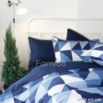 Chăn ga gối màu xanh navy
