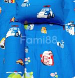 Chăn gối đi học RoboCar Poli